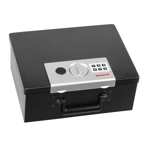 honeywell steel fireproof lock box|honeywell security boxes with locks.